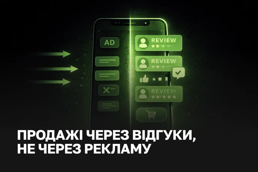 Продажі через відгуки та UGC | Маркетинг довіри 2026