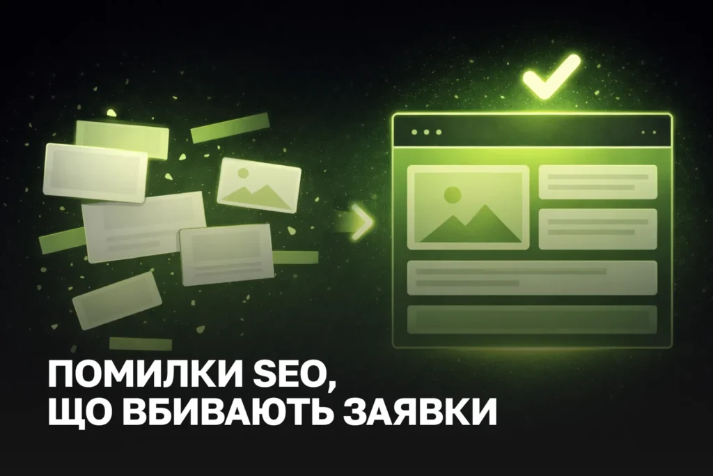 Чому сайт не приносить заявок | 7 помилок локального SEO | SEO послуги та ціна