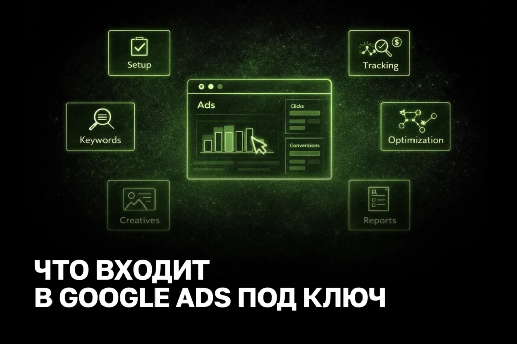 Google Ads под ключ - цена, настройка и ведение рекламы для бизнеса