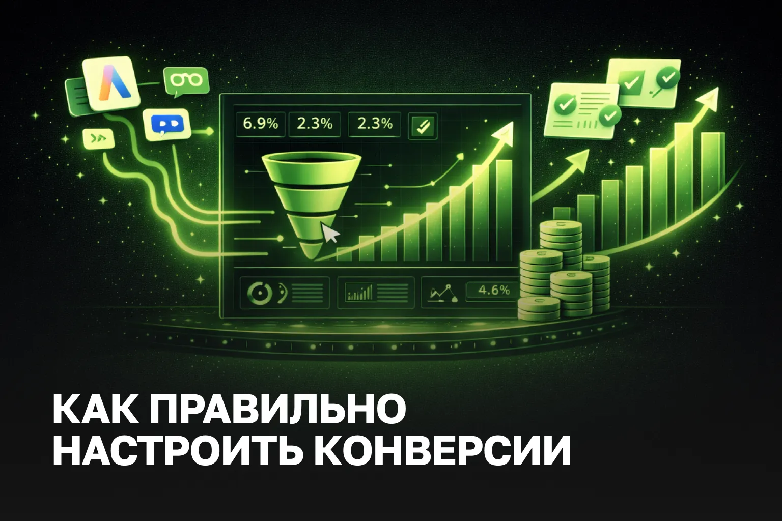 Конверсии для Google Ads и Meta | Настройка purchase и lead, Enhanced Measurement услуги
