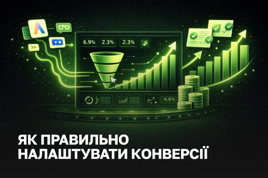 Конверсії для Google Ads та Meta | налаштування purchase і lead, Enhanced Measurement послуги