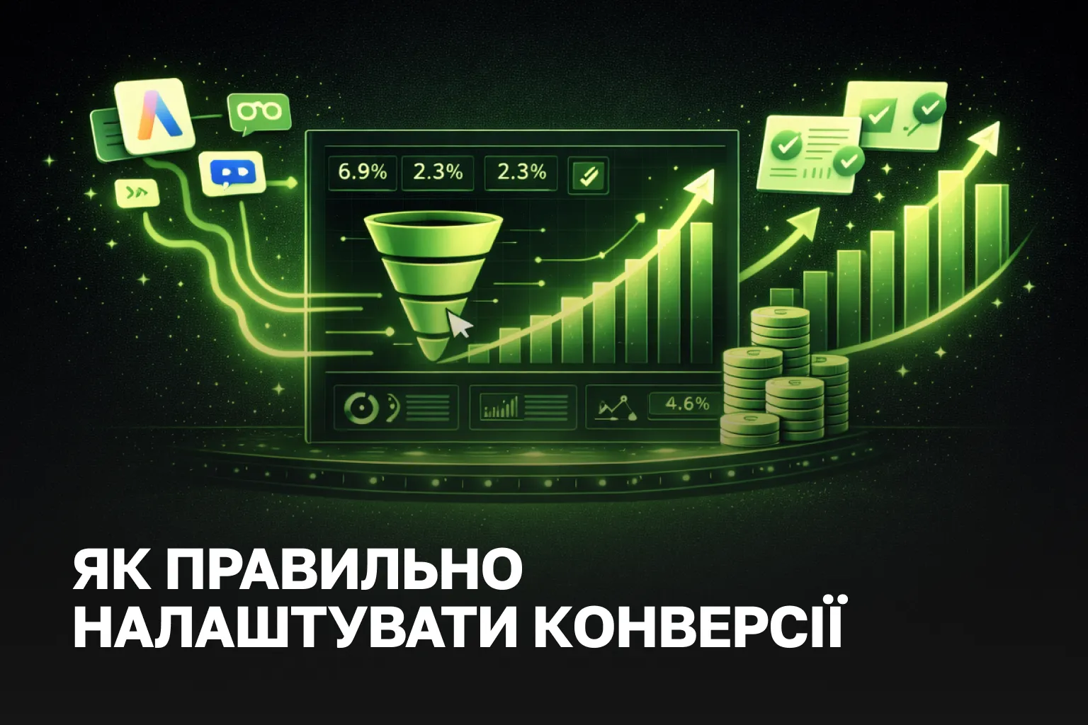 Конверсії для Google Ads та Meta | налаштування purchase і lead, Enhanced Measurement послуги