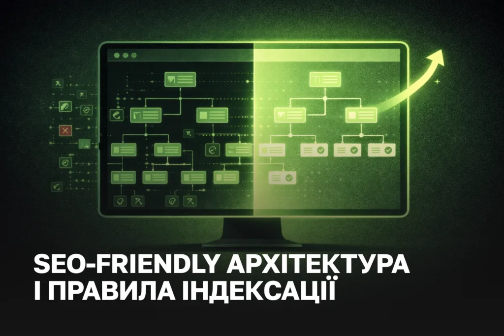 SEO архітектура сайту розробка | технічне SEO під ключ та оптимізація crawl budget