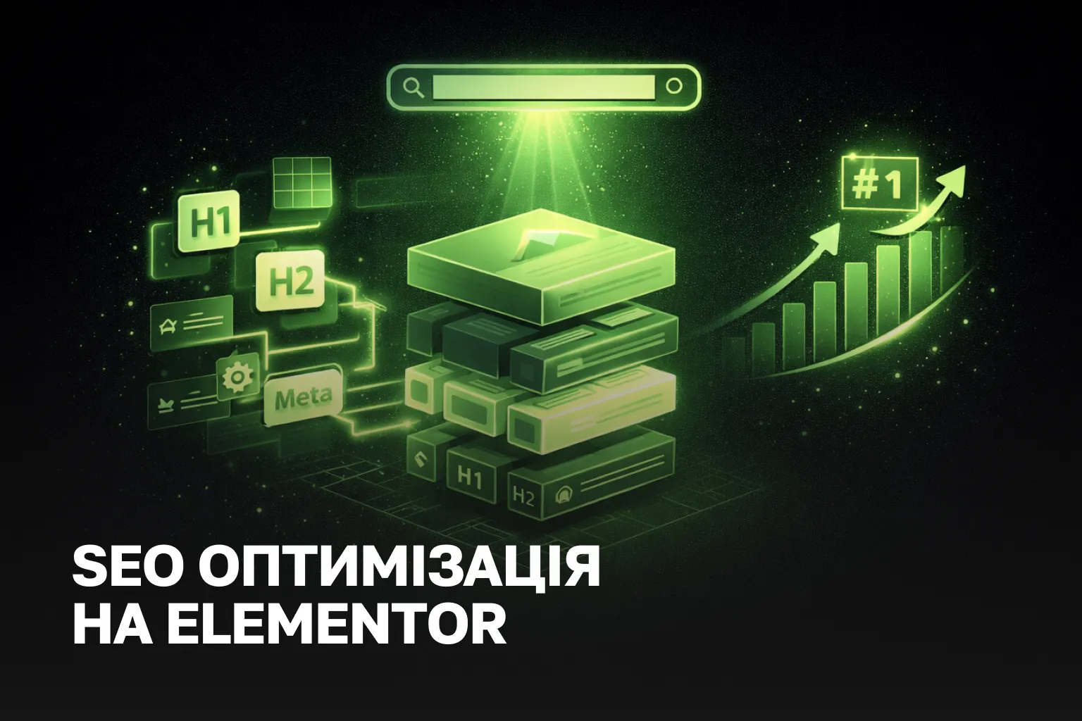 SEO оптимізація сайту на Elementor | структура H1-H3, технічне SEO WordPress і оптимізація коду