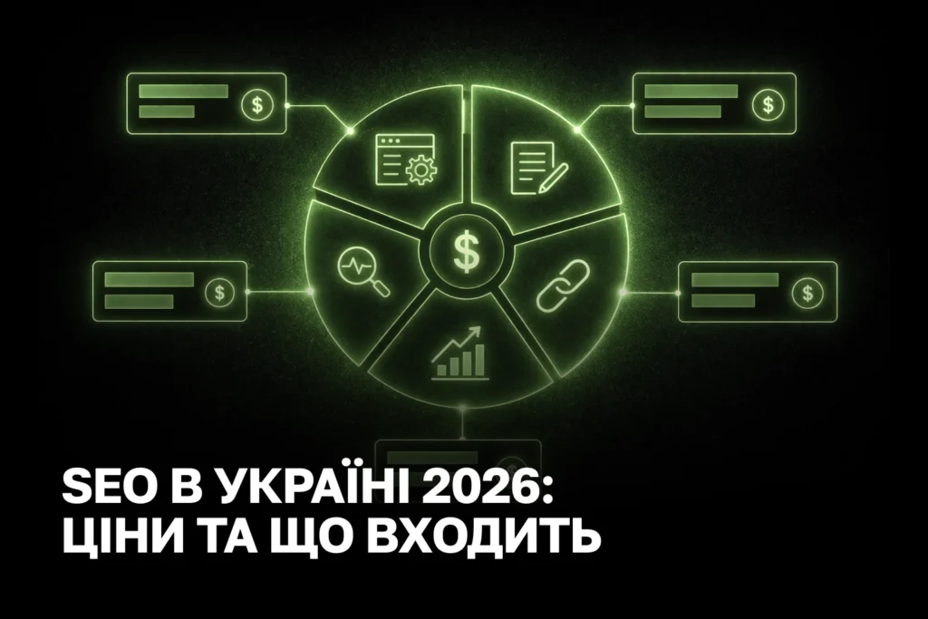 Скільки коштує SEO у 2026 році в Україні - ціна просування сайту та послуг SEO