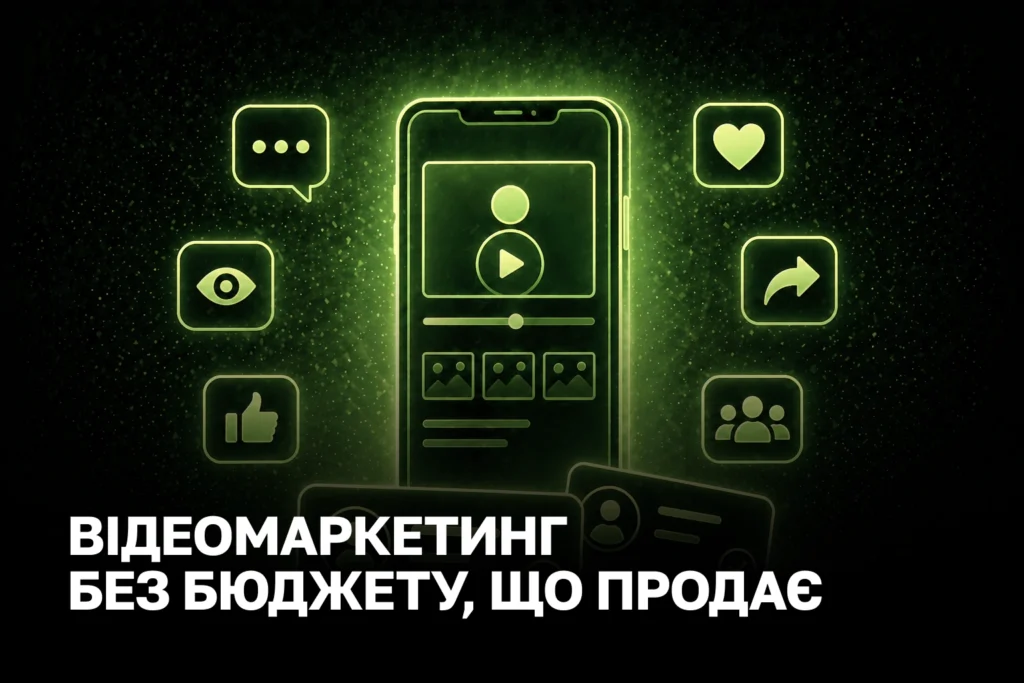 Відеомаркетинг для бізнесу: зйомка контенту, що продає, без бюджету