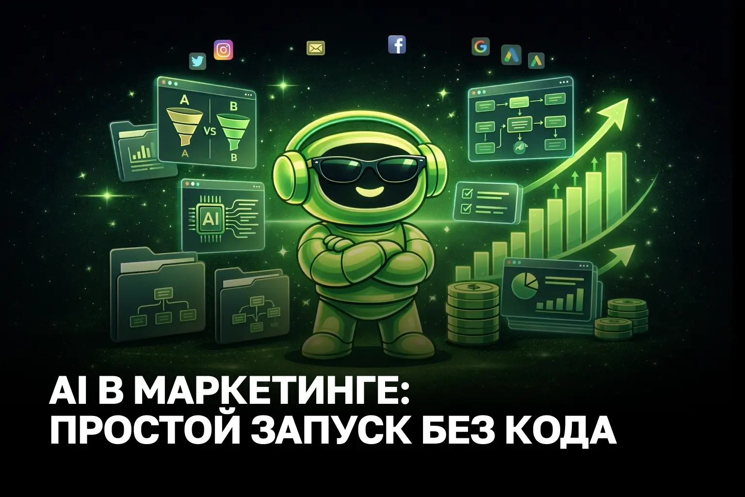 Как внедрить AI в маркетинг без разработчиков: инструменты и стратегия для бизнеса