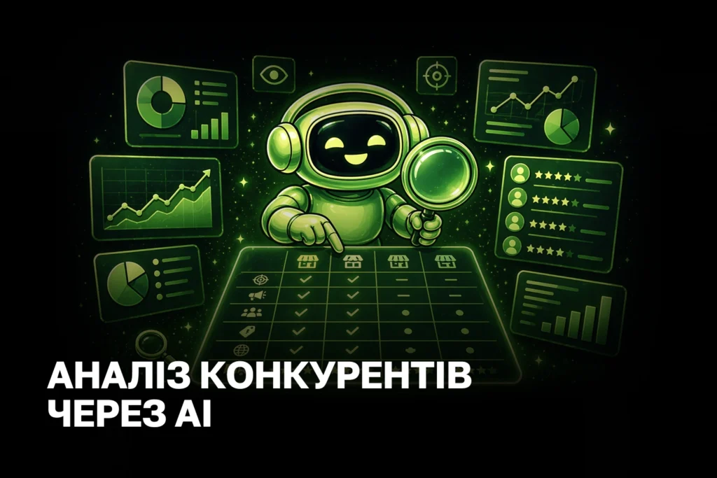 Аналіз конкурентів за допомогою AI: стратегії та інструменти для бізнесу