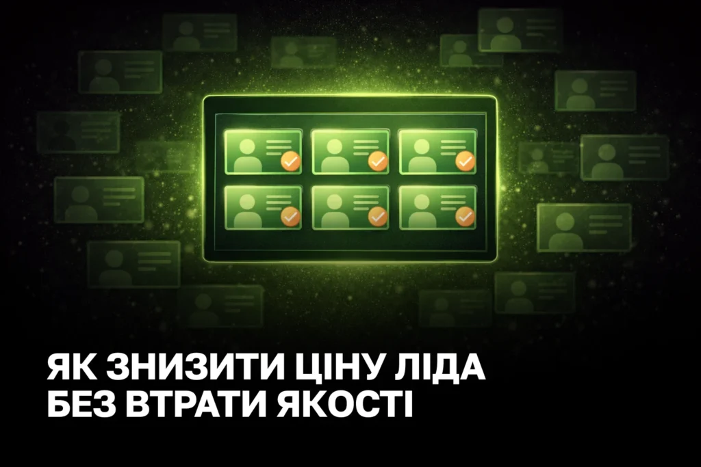 Зниження вартості ліда без втрати якості: практична модель для зростання ROI