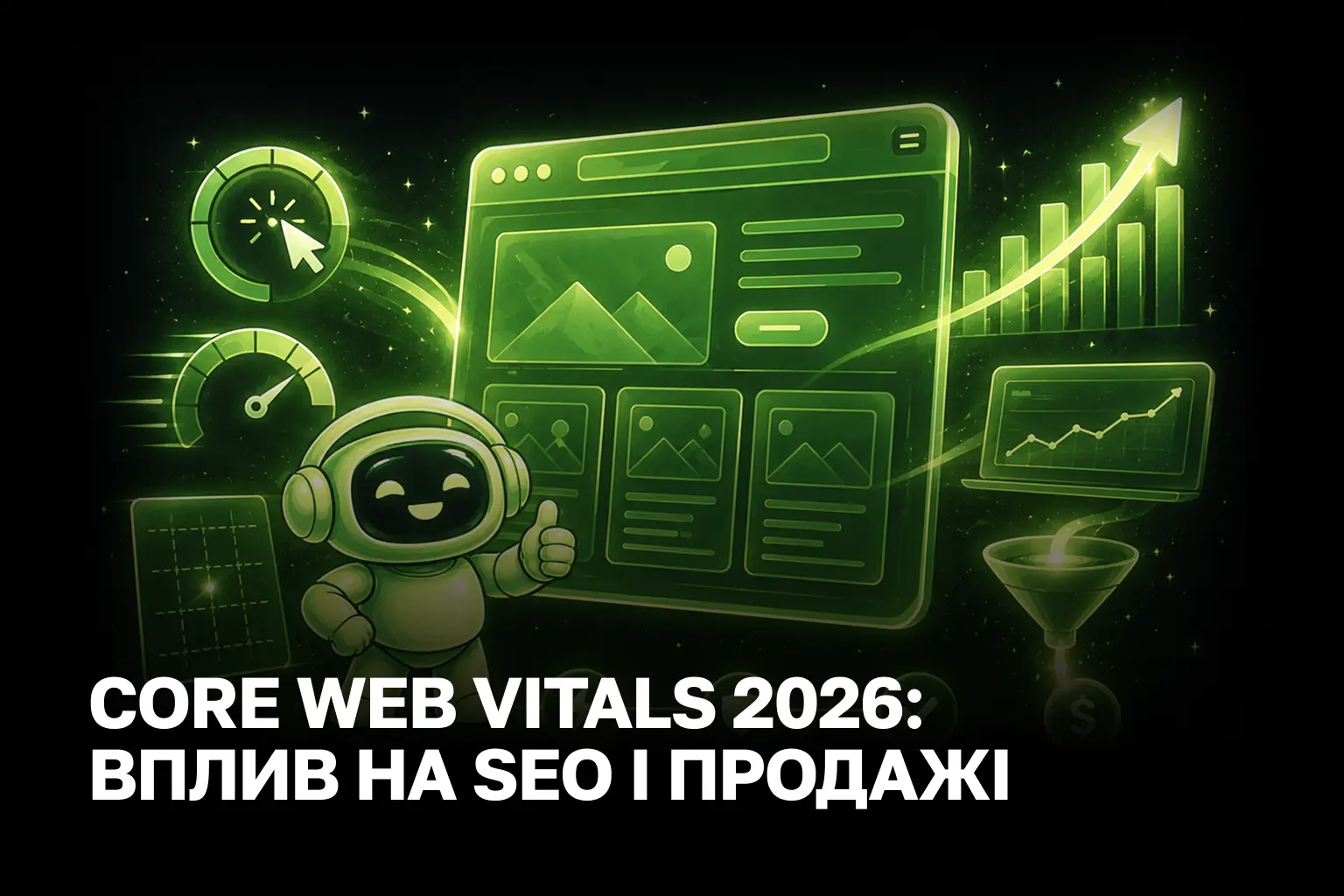 Оптимізація Core Web Vitals у 2026: формула зростання позицій і виручки бізнесу