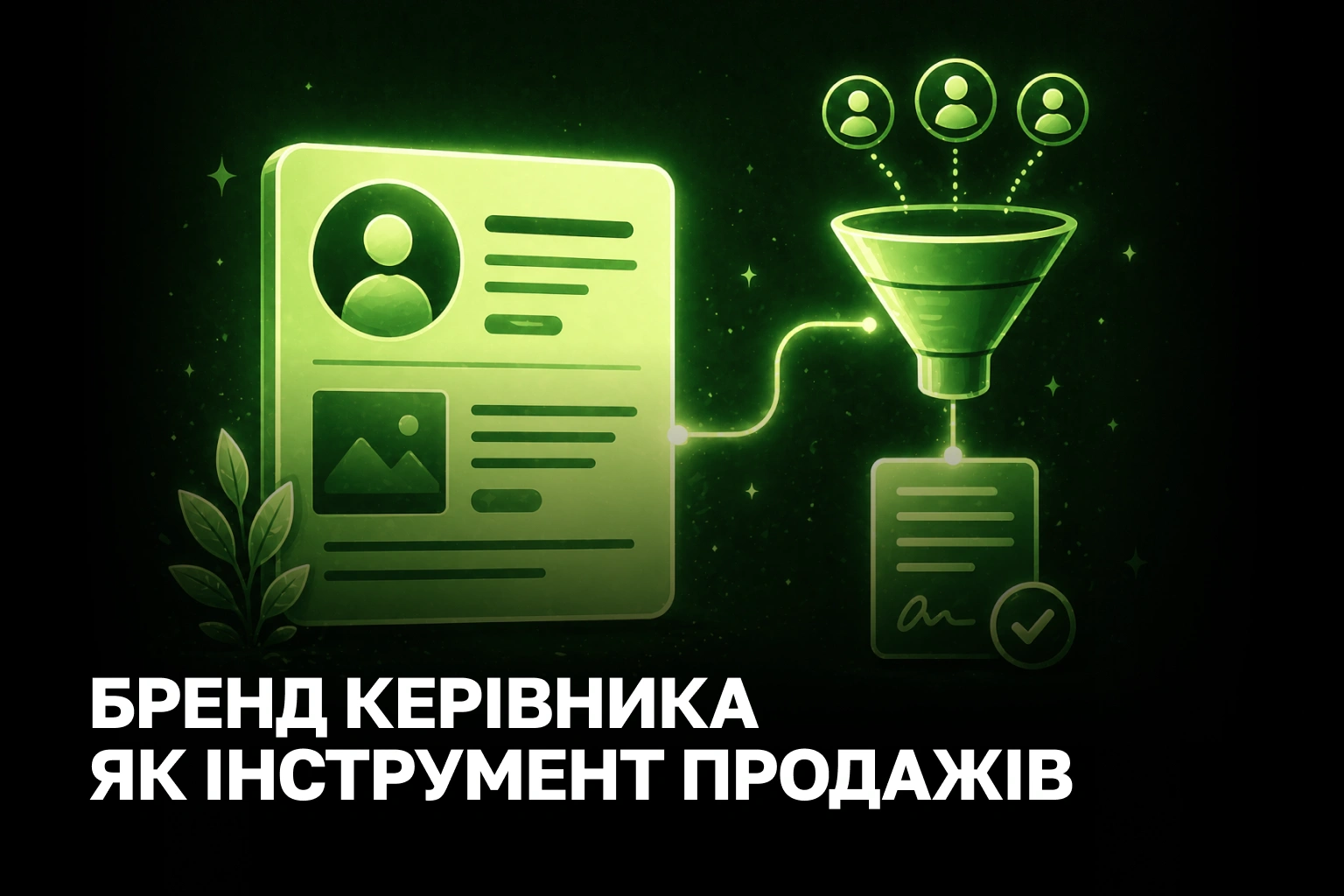Персональний бренд керівника в B2B: як впливає на продажі та окупність