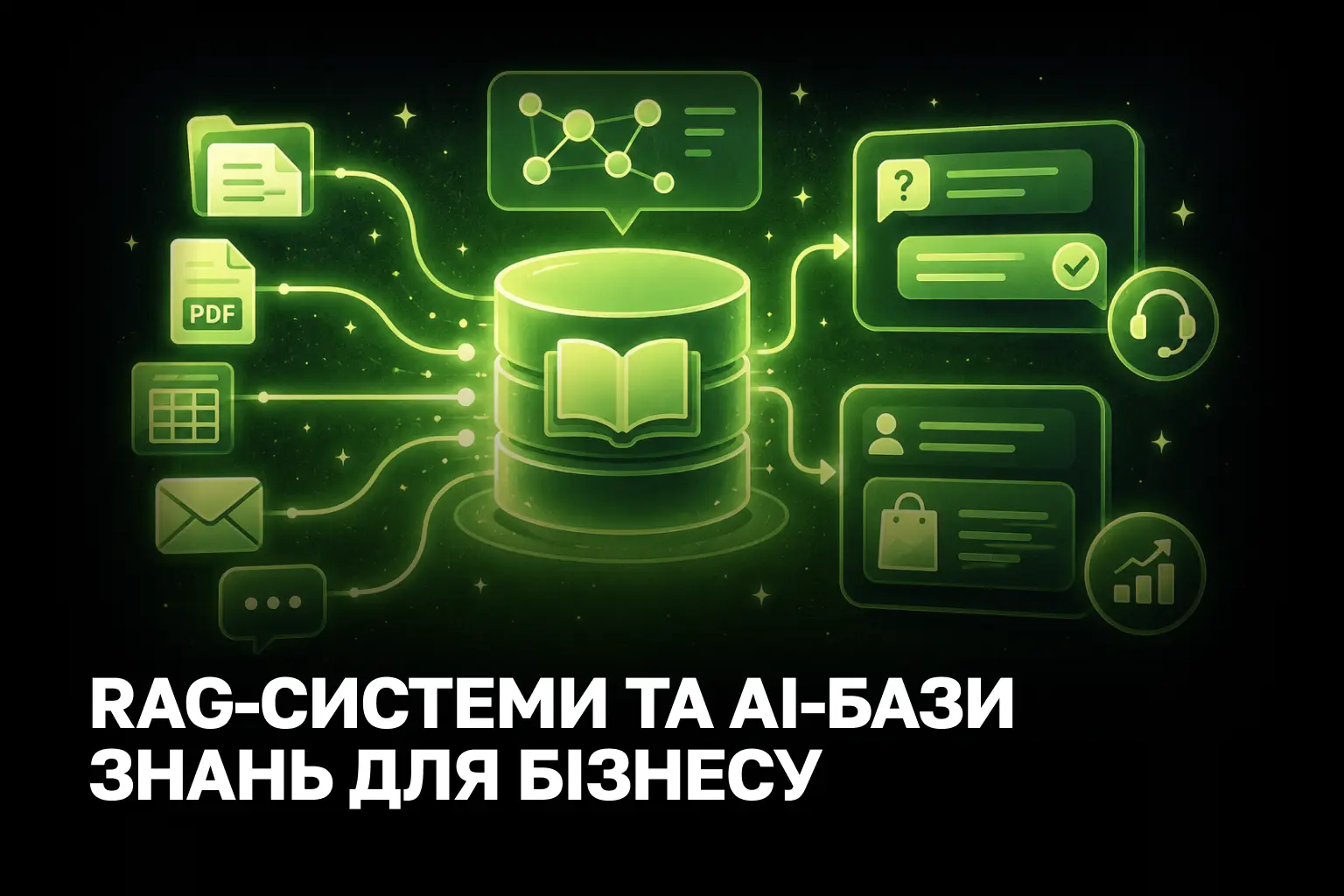 Впровадження RAG-систем для бізнесу: як AI-бази знань підвищують продажі