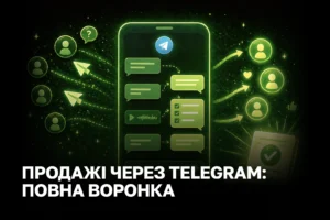 Як побудувати воронку продажів через Telegram: від каналу до закритої угоди