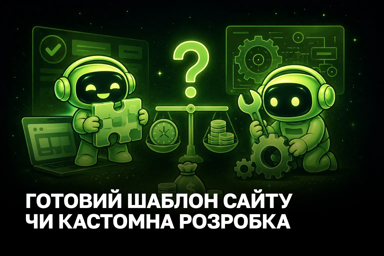 Розробка сайту для сервісного бізнесу: прихована вартість шаблонів та кастомних рішень