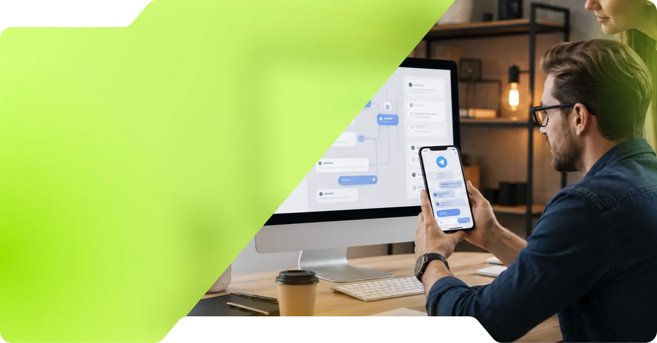 Разработка Telegram-бота для бизнеса в Украине | iZiWEB