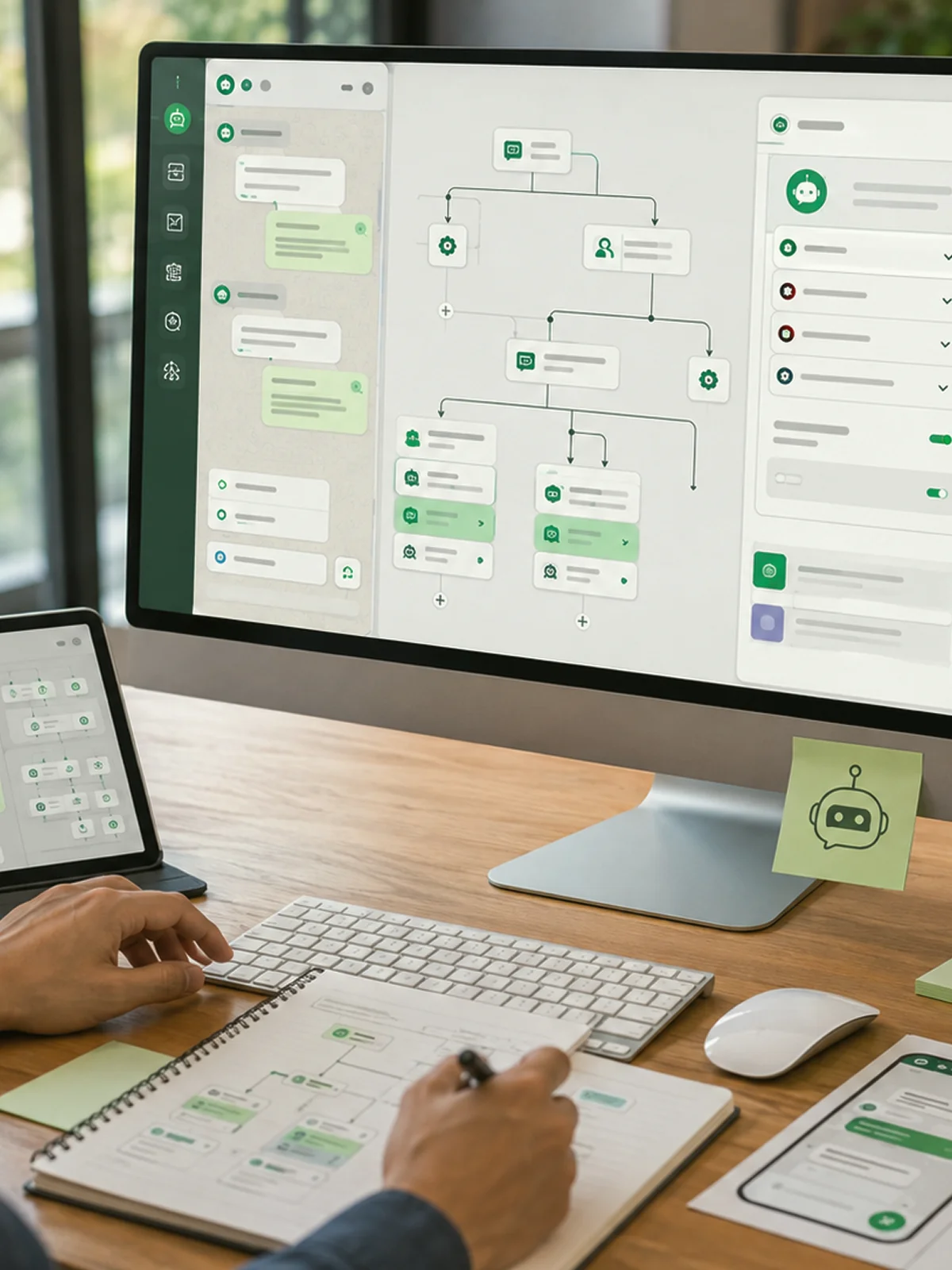 Какие функциональные блоки нужны WhatsApp-боту