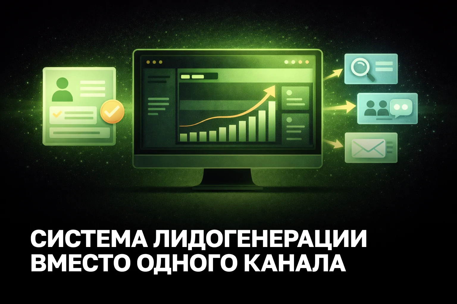 Система лидогенерации для бизнеса: как снизить зависимость от одного канала