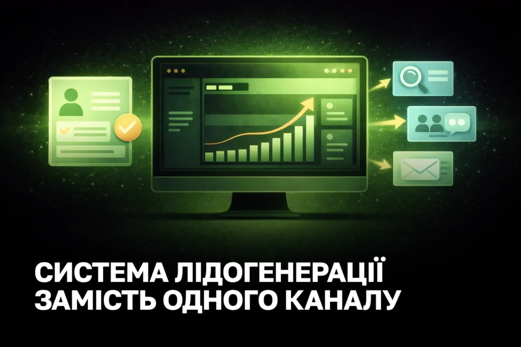 Система лідогенерації для бізнесу: як знизити залежність від одного каналу